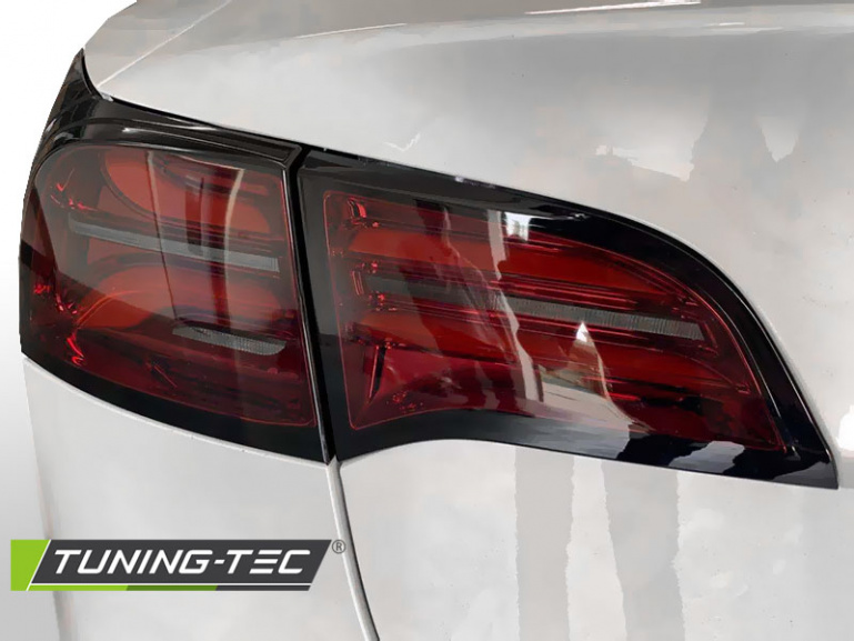 Voll LED Upgrade Design Rückleuchten für Tesla Model 3 / Model Y ab 2017 rot/rauch